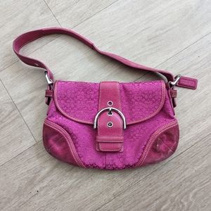 2000s Vintage Pink Coach Purse